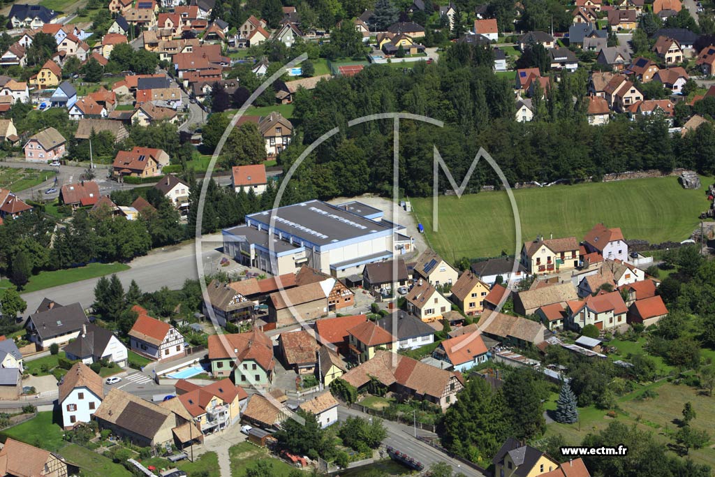Photo arienne de Plobsheim