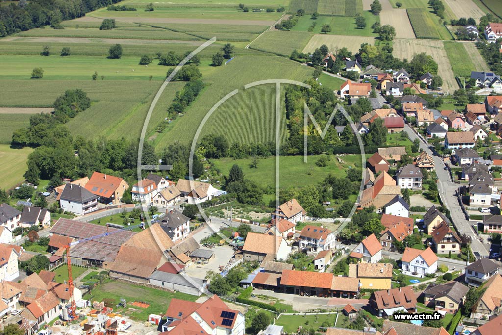 Photo arienne de Plobsheim