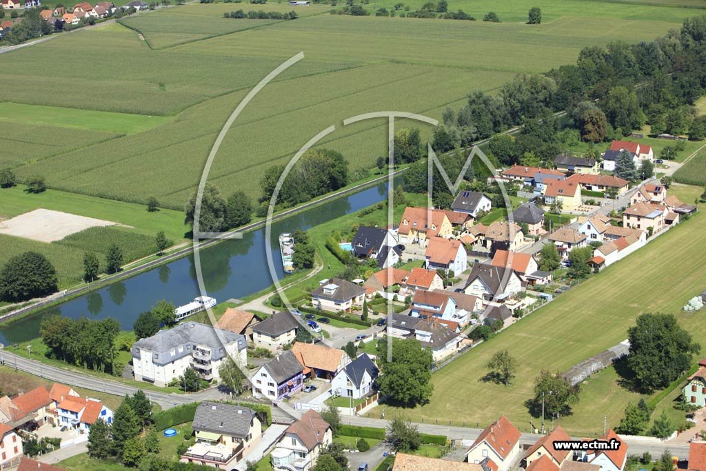Photo arienne de Plobsheim