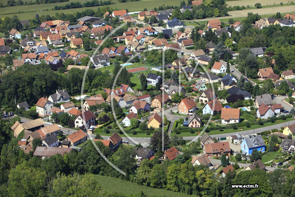 Photo arienne de Plobsheim