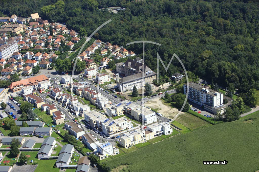 Photo arienne de Strasbourg (Stockfeld)