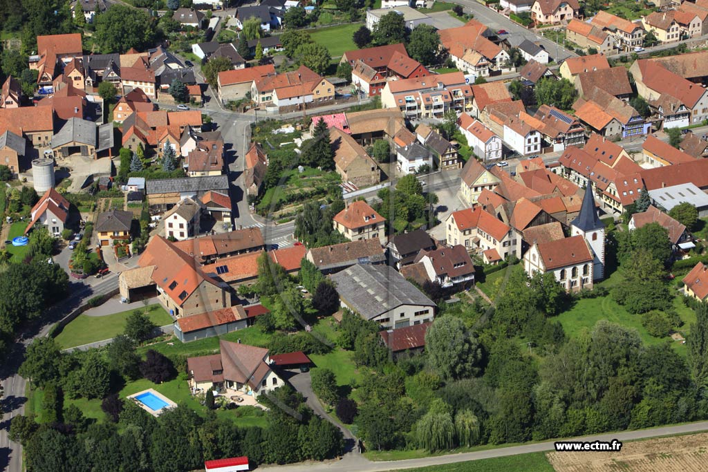Photo arienne de Breuschwickersheim