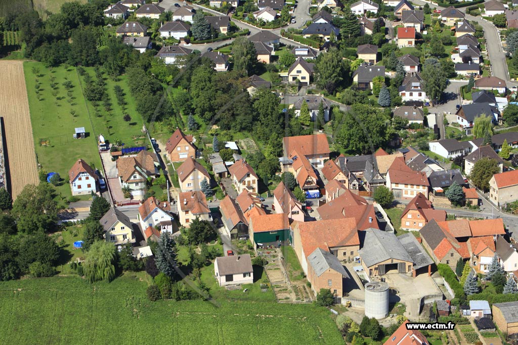 Photo arienne de Breuschwickersheim