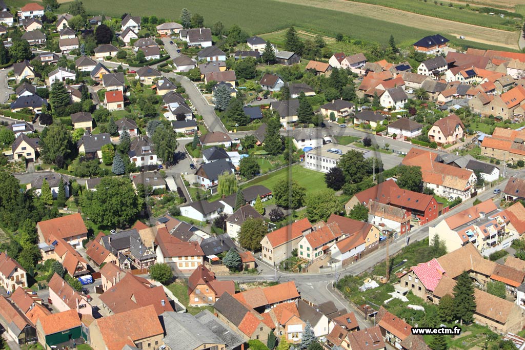 Photo arienne de Breuschwickersheim