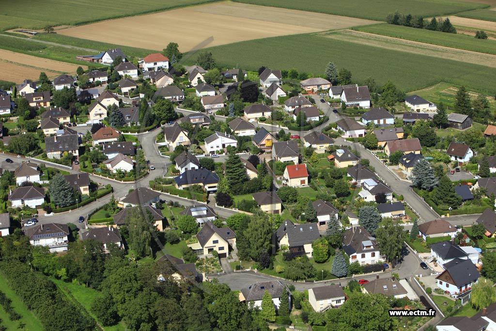 Photo arienne de Breuschwickersheim