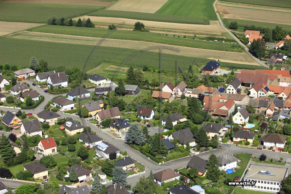 Photo arienne de Breuschwickersheim