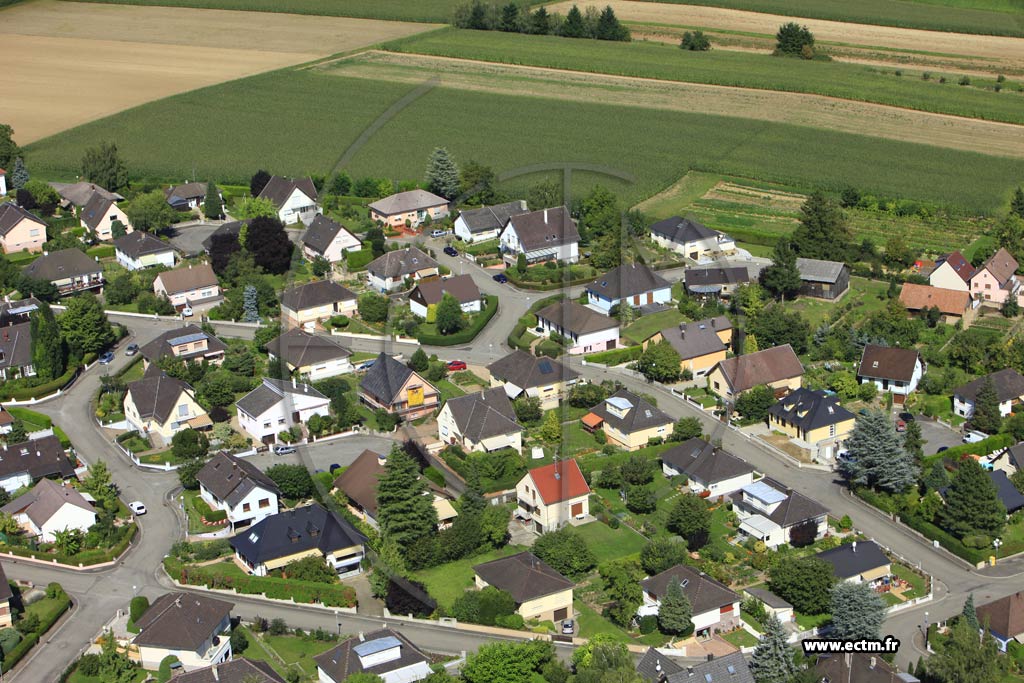 Photo arienne de Breuschwickersheim