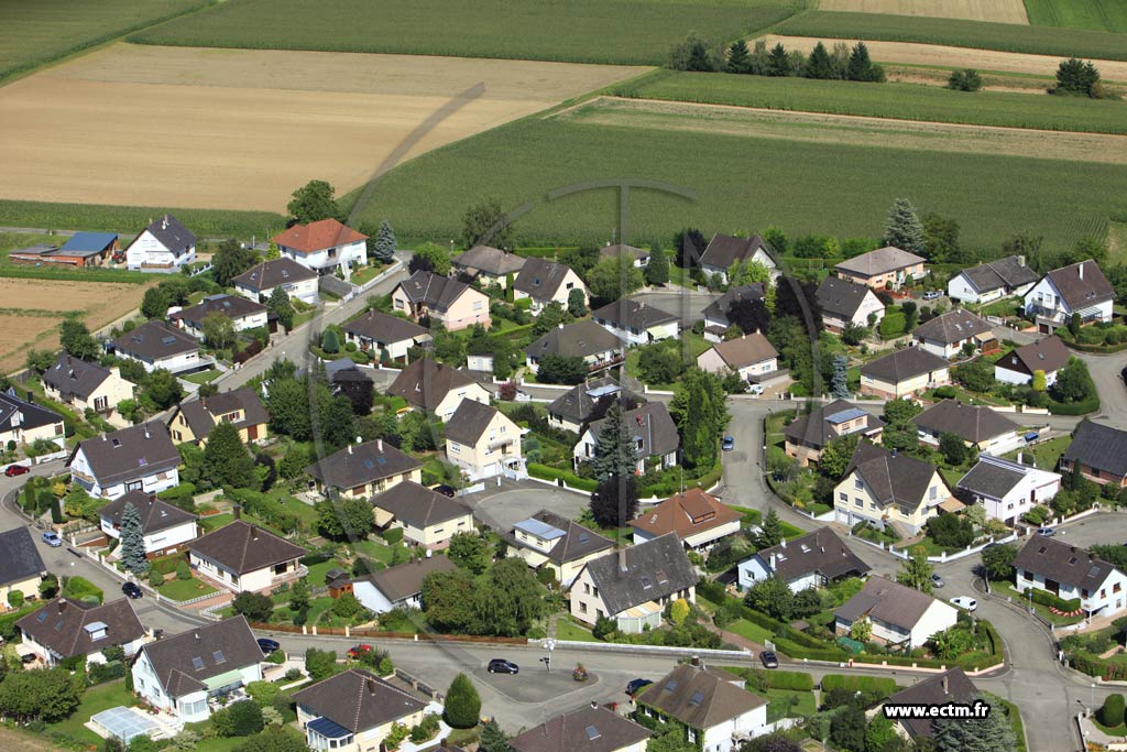 Photo arienne de Breuschwickersheim