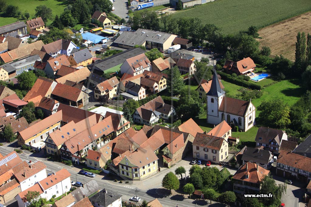 Photo arienne de Breuschwickersheim