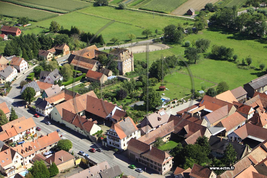 Photo arienne de Breuschwickersheim