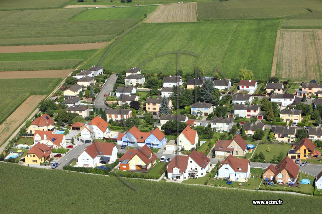 Photo arienne de Breuschwickersheim