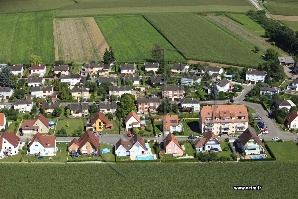 Photo arienne de Breuschwickersheim
