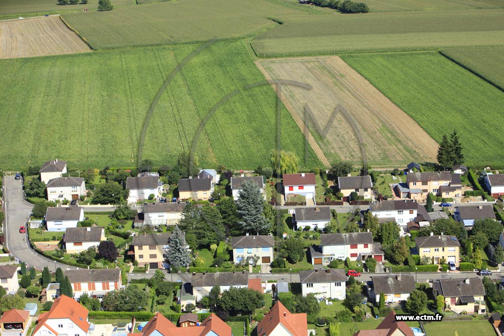 Photo arienne de Breuschwickersheim
