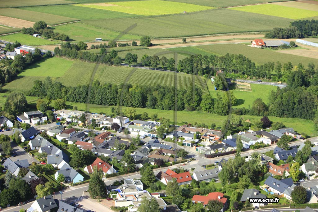 Photo arienne de Dingsheim