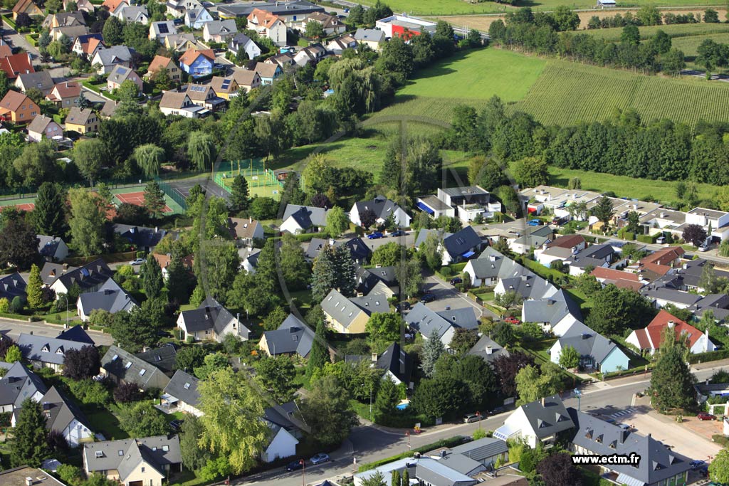 Photo arienne de Dingsheim