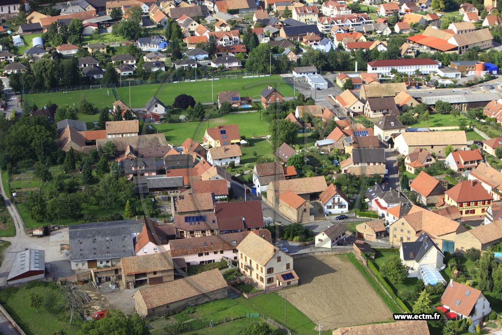 Photo arienne de Dingsheim