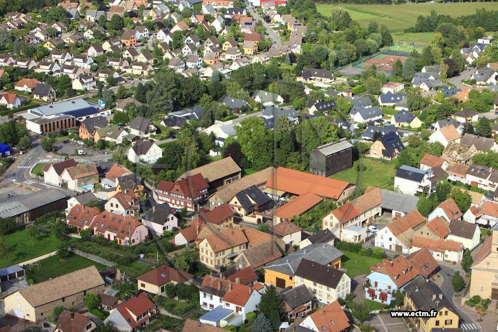 Photo arienne de Dingsheim