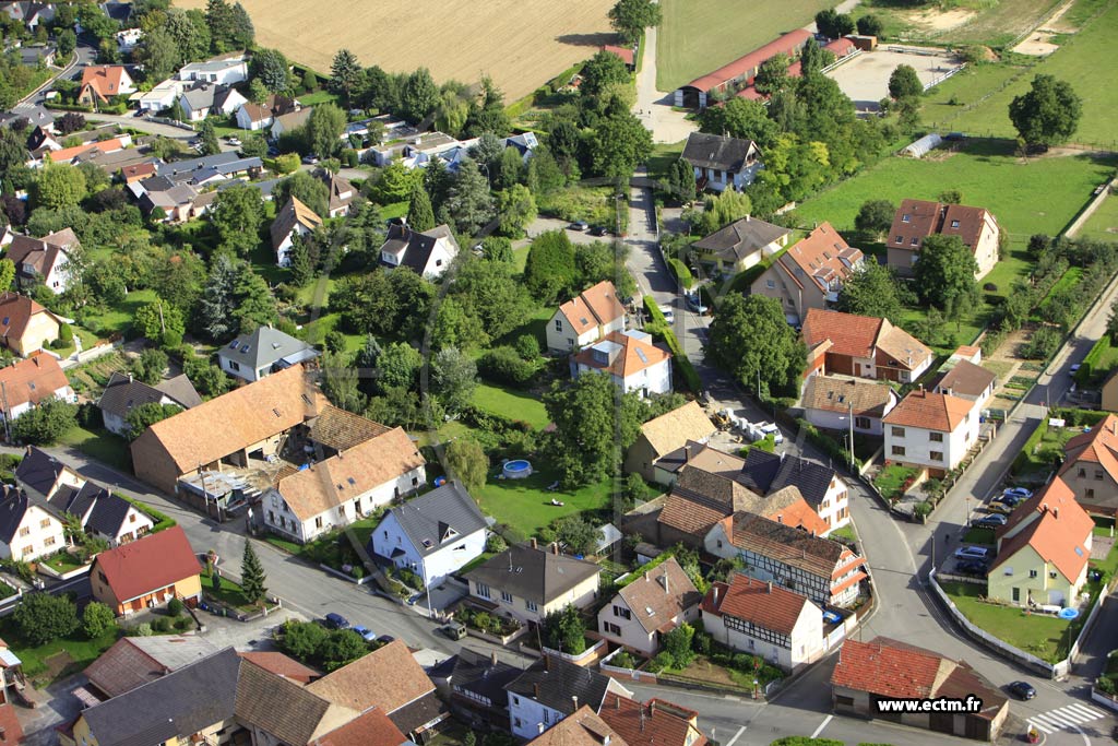 Photo arienne de Dingsheim