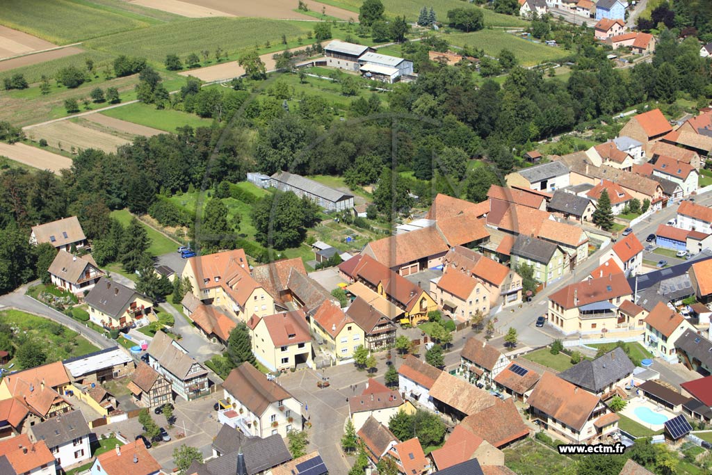 Photo arienne de Duppigheim