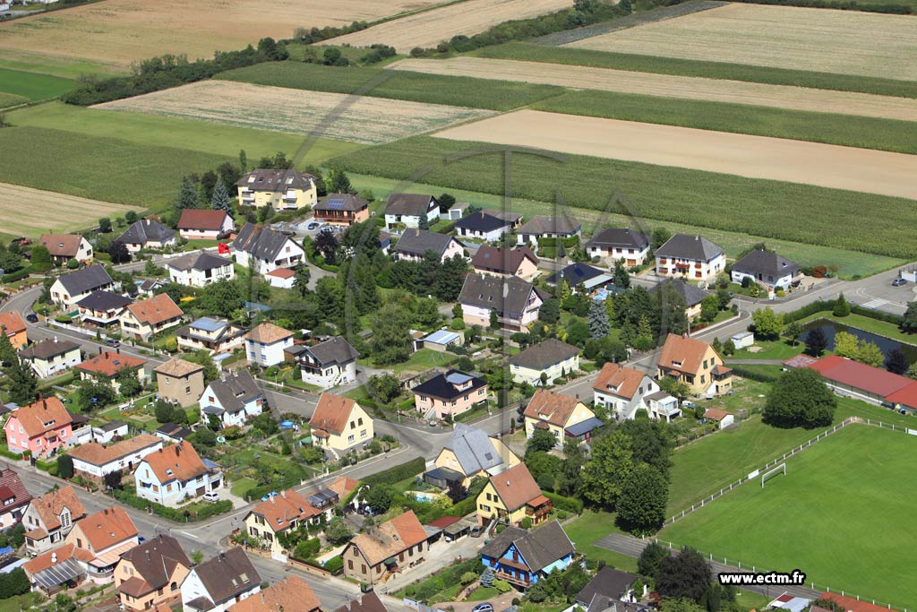 Photo arienne de Duttlenheim