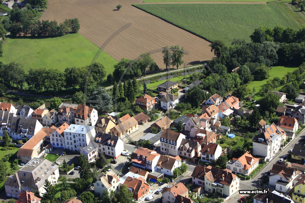 Photo arienne de Eckbolsheim