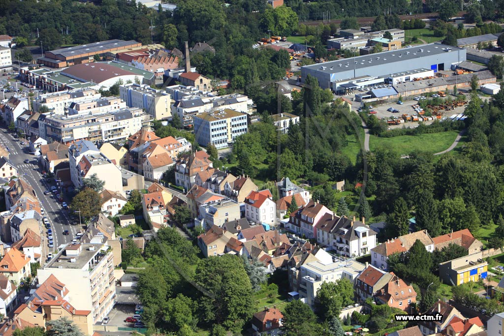 Photo arienne de Eckbolsheim