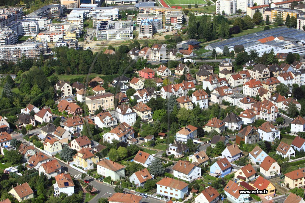 Photo arienne de Eckbolsheim