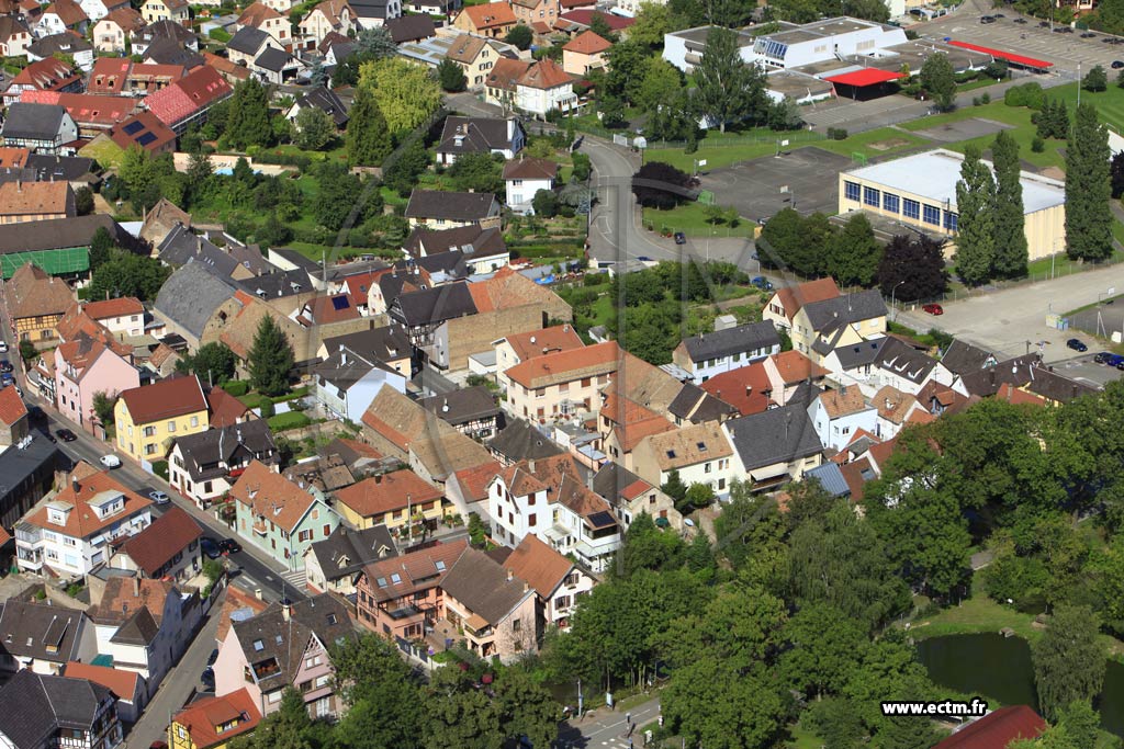 Photo arienne de Eckbolsheim