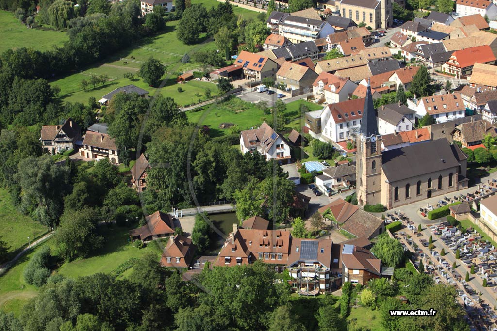 Photo arienne de Eckbolsheim