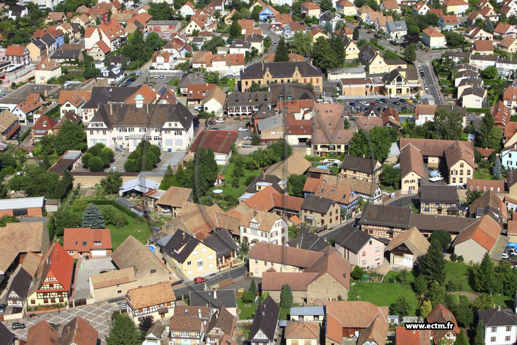 Photo arienne de Eckbolsheim
