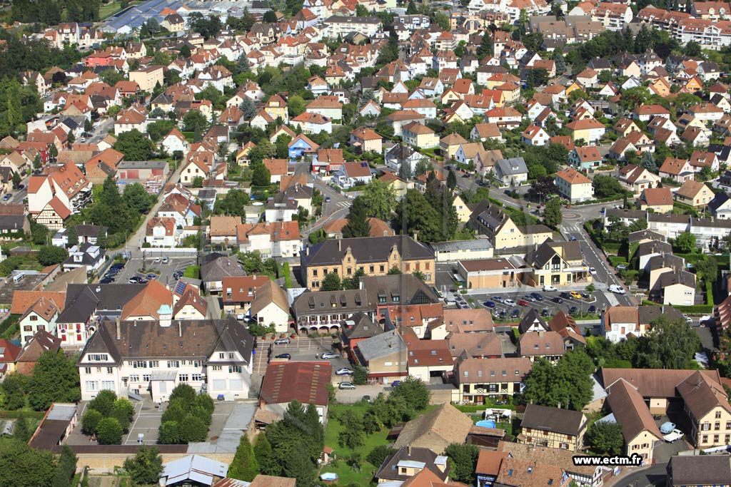 Photo arienne de Eckbolsheim
