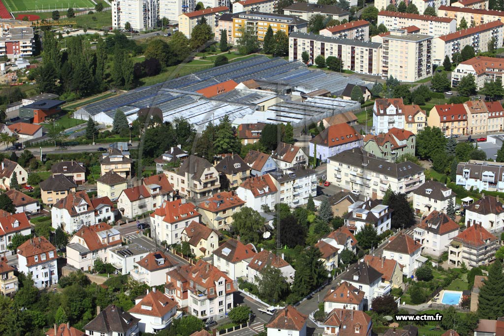 Photo arienne de Eckbolsheim