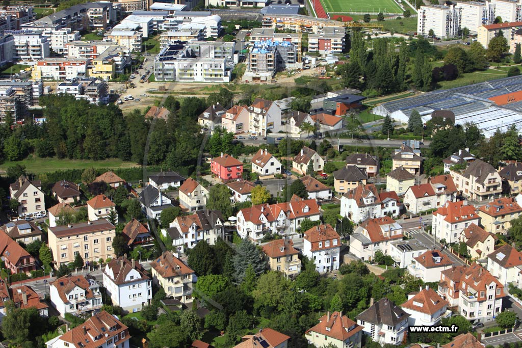 Photo arienne de Eckbolsheim