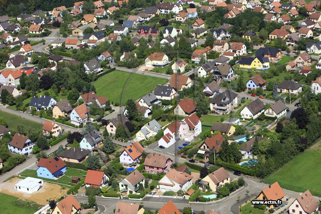 Photo arienne de Ernolsheim-Bruche