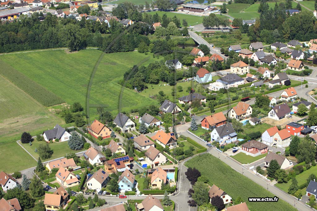 Photo arienne de Ernolsheim-Bruche