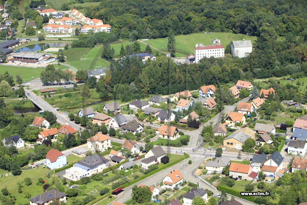 Photo arienne de Ernolsheim-Bruche