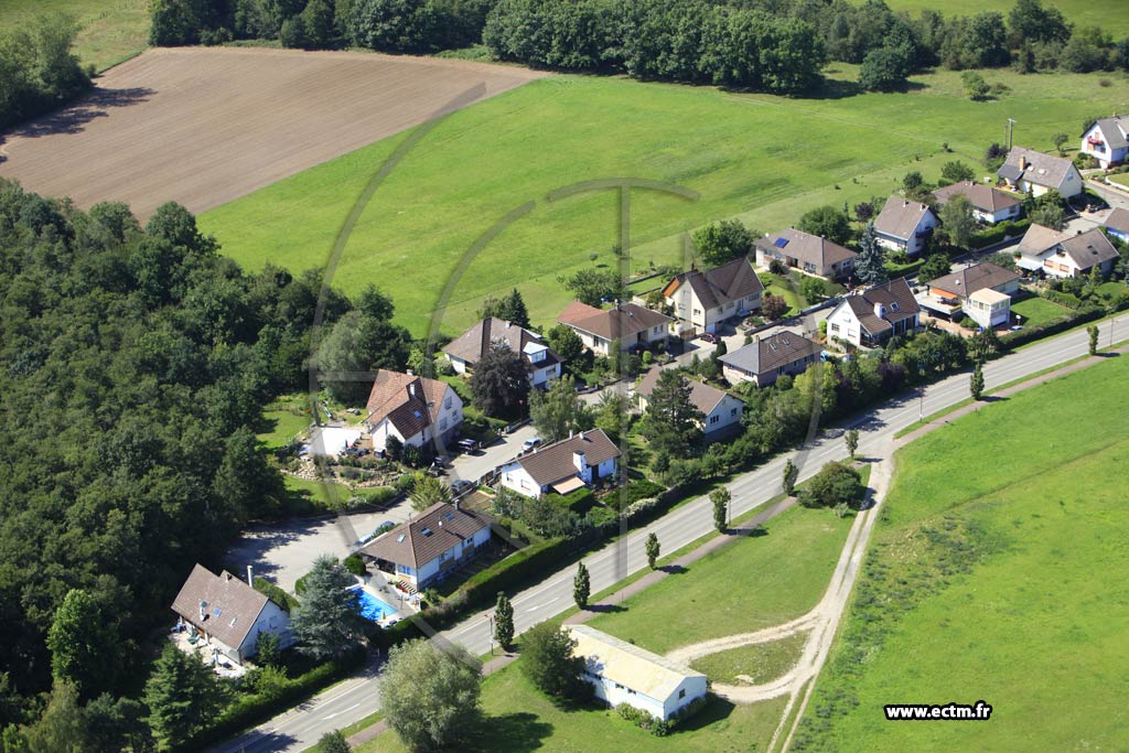Photo arienne de Ernolsheim-Bruche