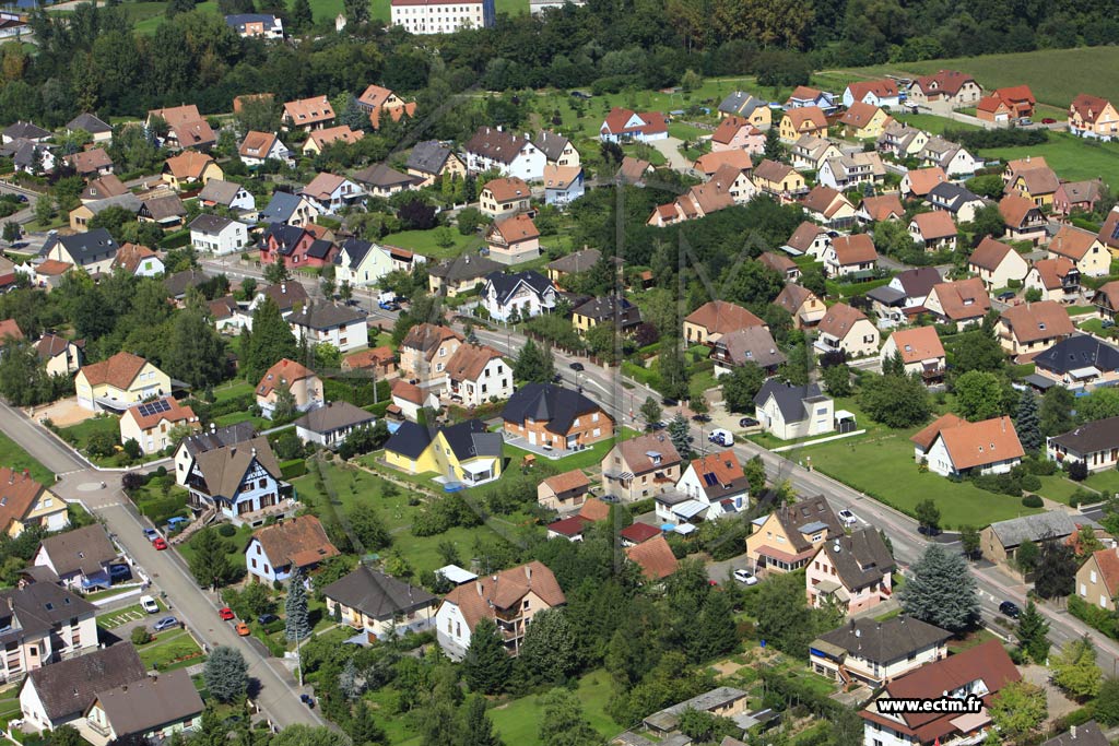 Photo arienne de Ernolsheim-Bruche