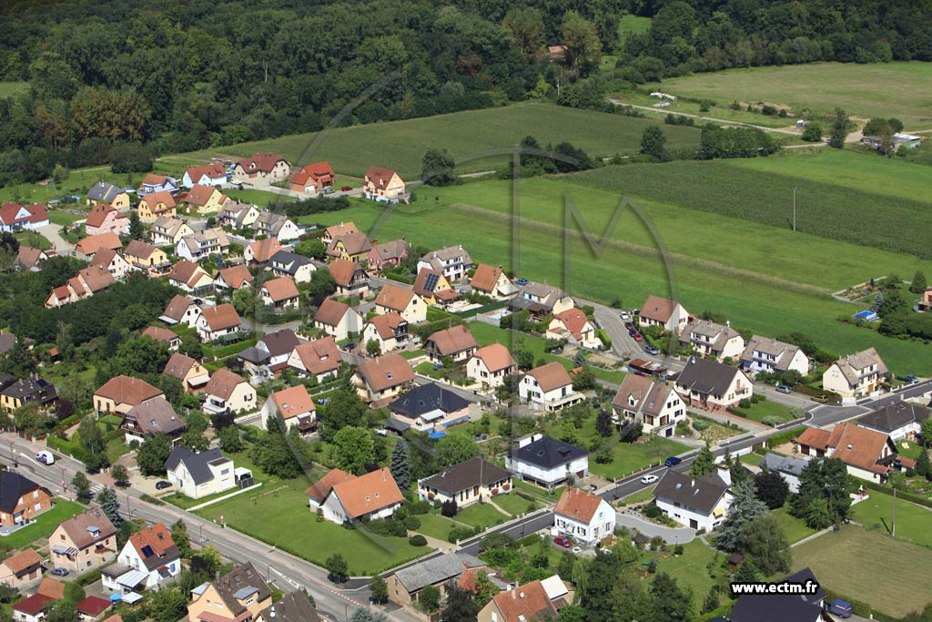 Photo arienne de Ernolsheim-Bruche