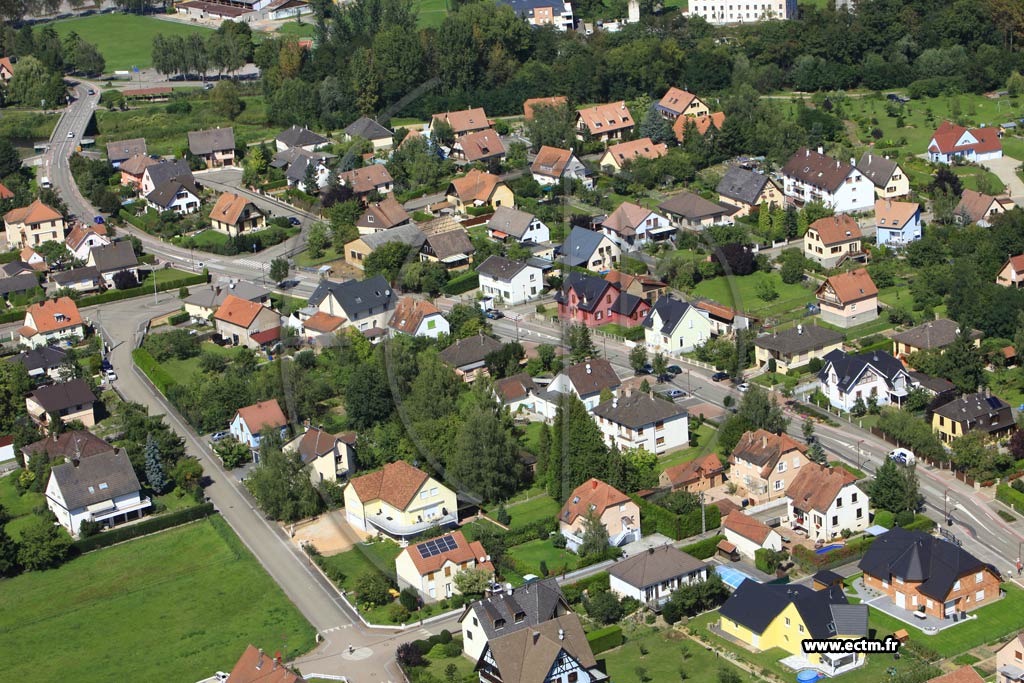 Photo arienne de Ernolsheim-Bruche