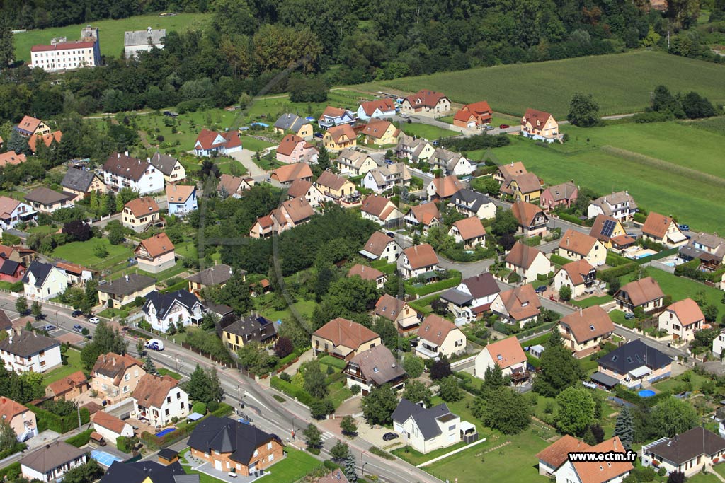 Photo arienne de Ernolsheim-Bruche