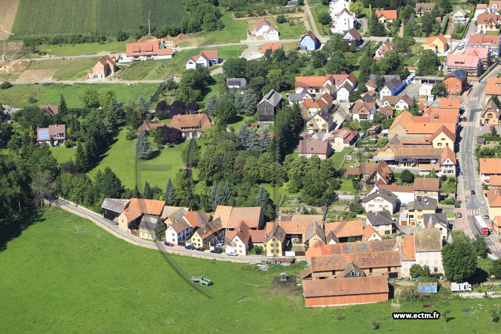 Photo arienne de Ernolsheim-Bruche