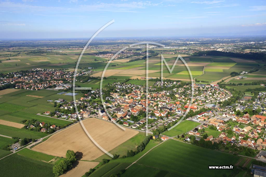 Photo arienne de Griesheim-sur-Souffel