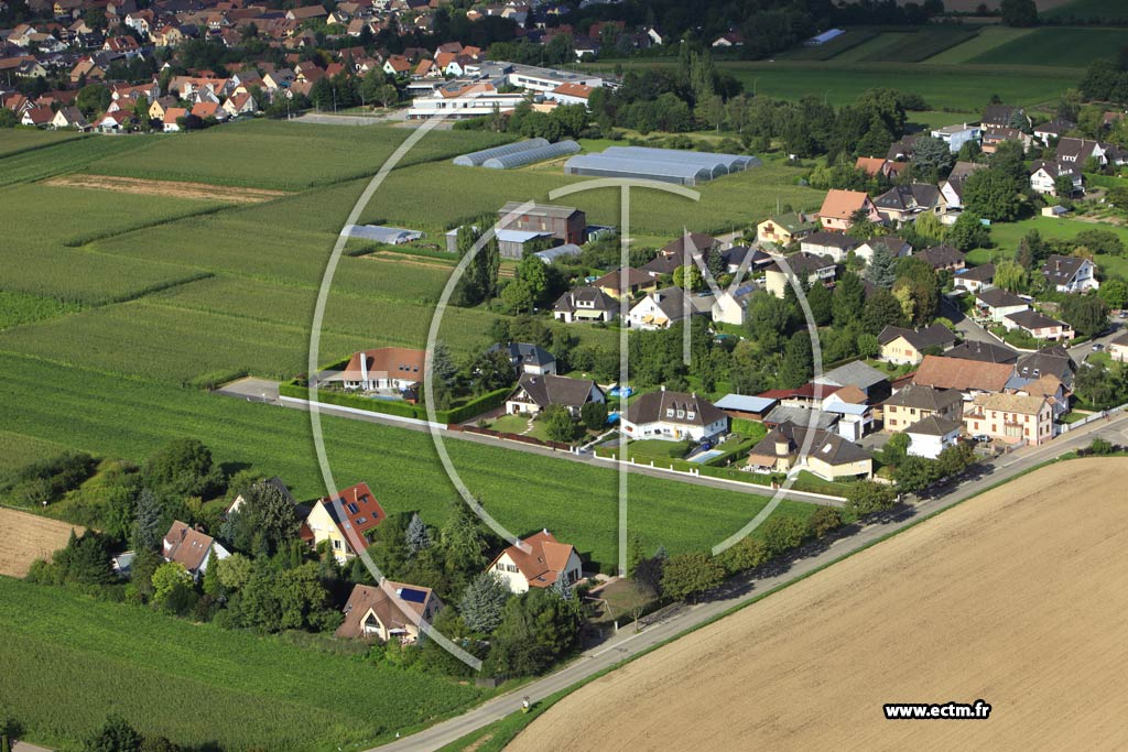 Photo arienne de Griesheim-sur-Souffel