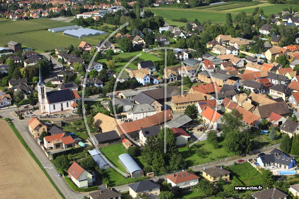 Photo arienne de Griesheim-sur-Souffel