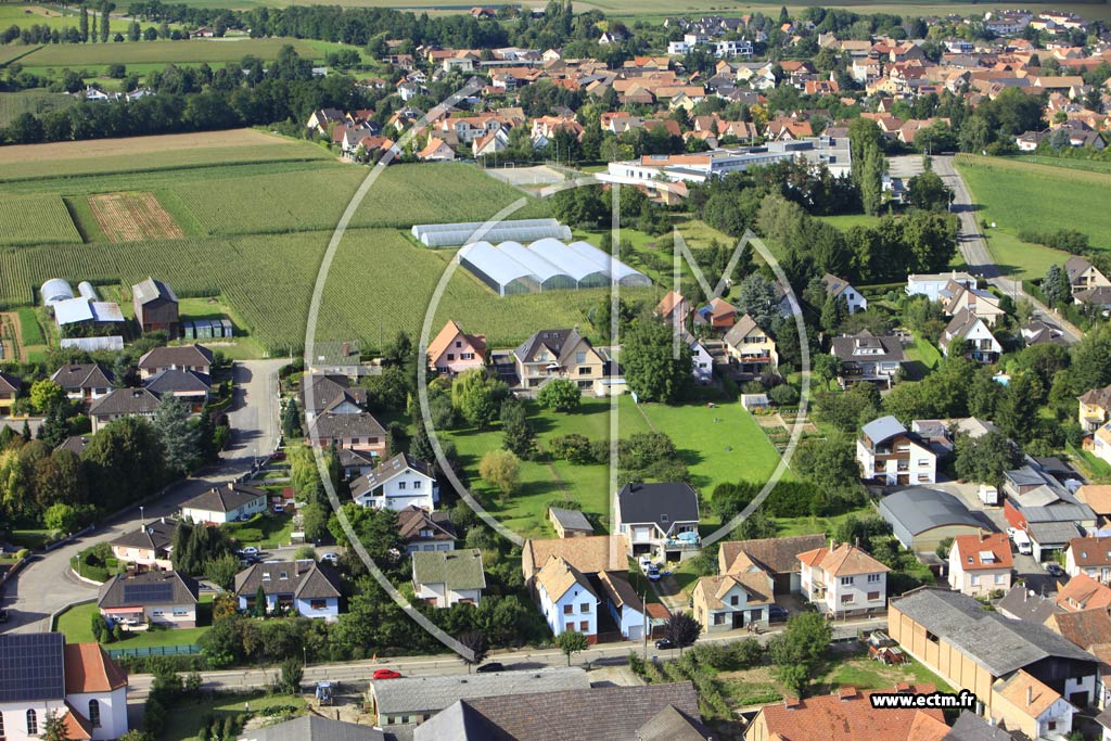 Photo arienne de Griesheim-sur-Souffel