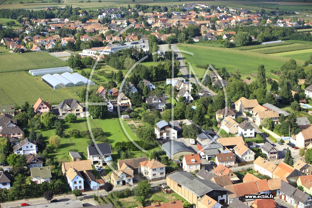 Photo arienne de Griesheim-sur-Souffel