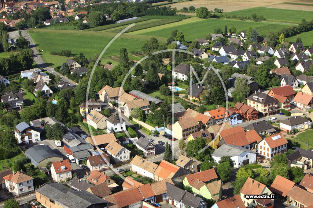 Photo arienne de Griesheim-sur-Souffel