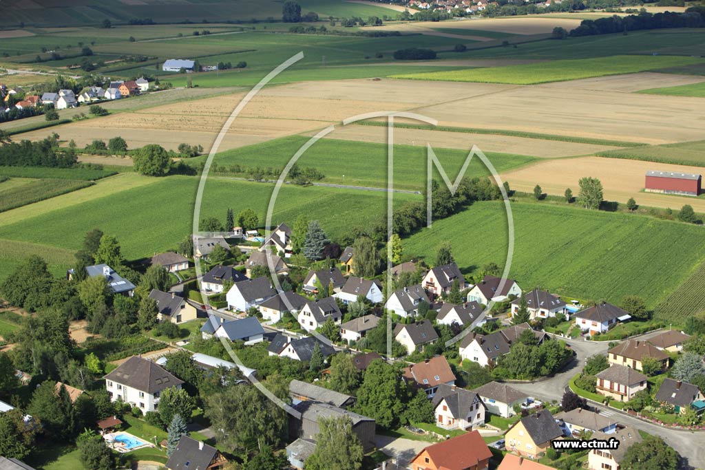 Photo arienne de Griesheim-sur-Souffel