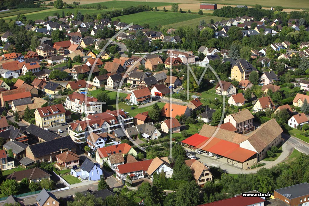 Photo arienne de Griesheim-sur-Souffel